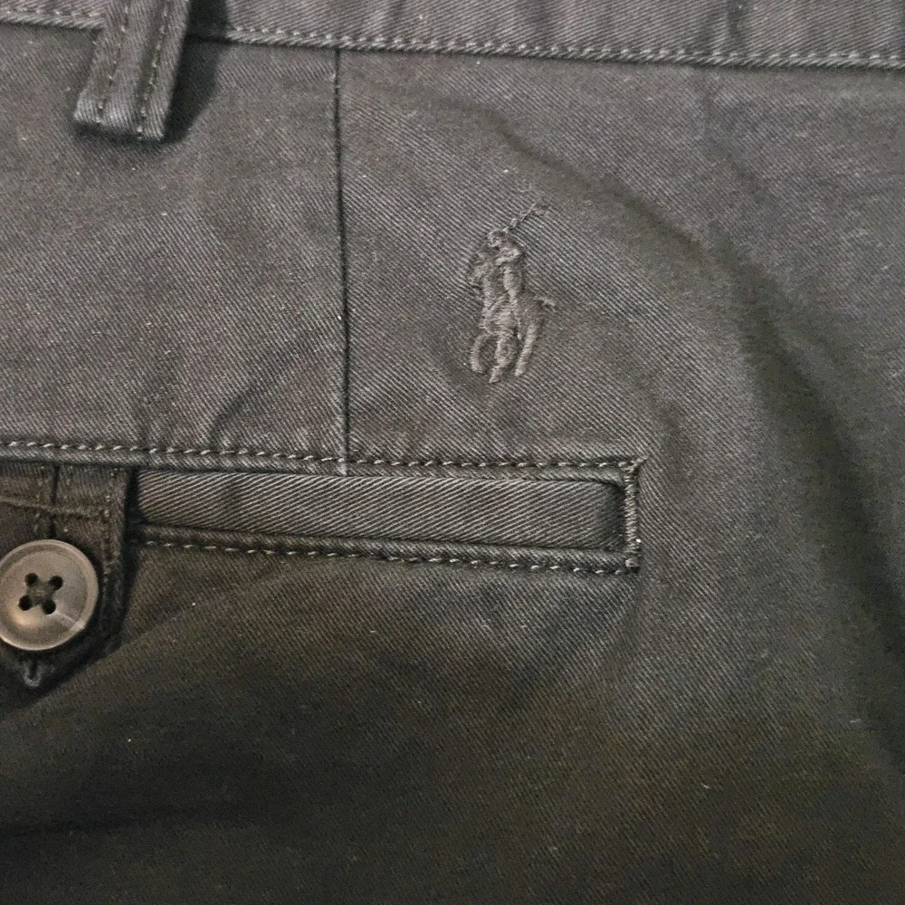 Polo‎ Ralph Lauren BLUE Chino Pants  42x29 Stretch  Twill Classic Pony Wide Leg